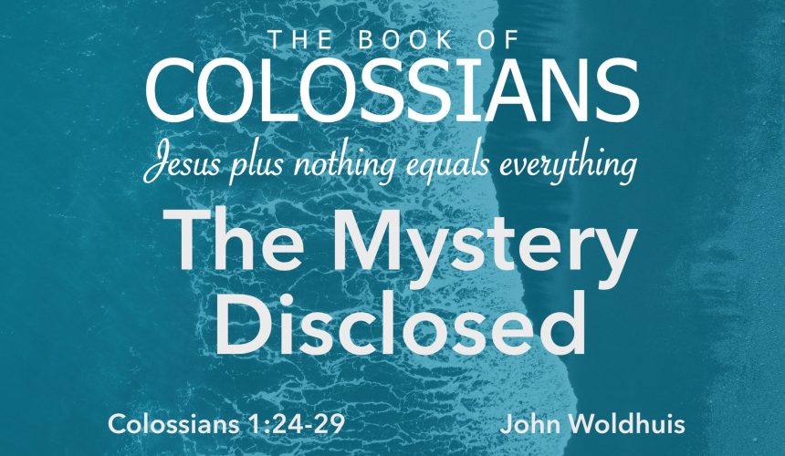 The Mystery Disclosed