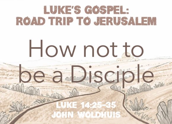 How not to be a Disciple