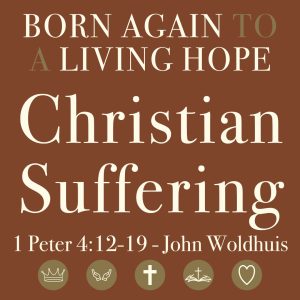 Christian Suffering Christian Suffering
